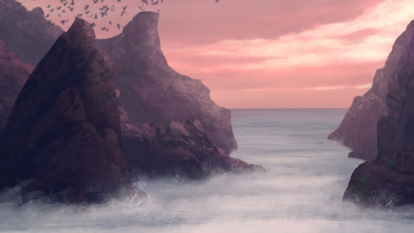 Painting, Digital Art, Digital Painting, Art, Oil Painting. Wallpaper in 1366x768 Resolution