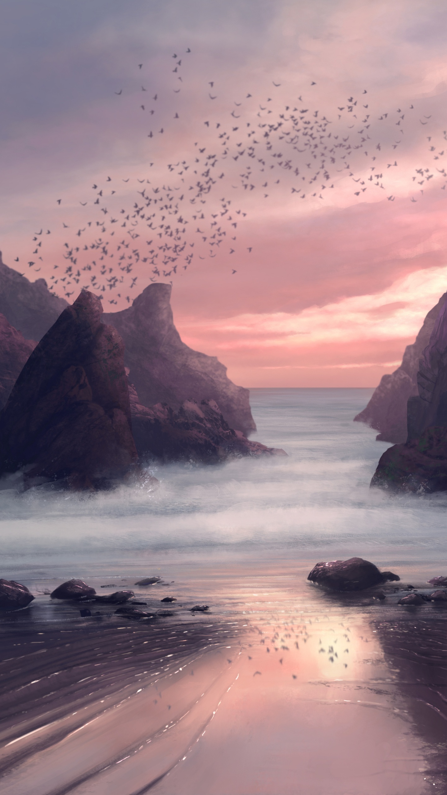 Painting, Digital Art, Digital Painting, Art, Oil Painting. Wallpaper in 1440x2560 Resolution