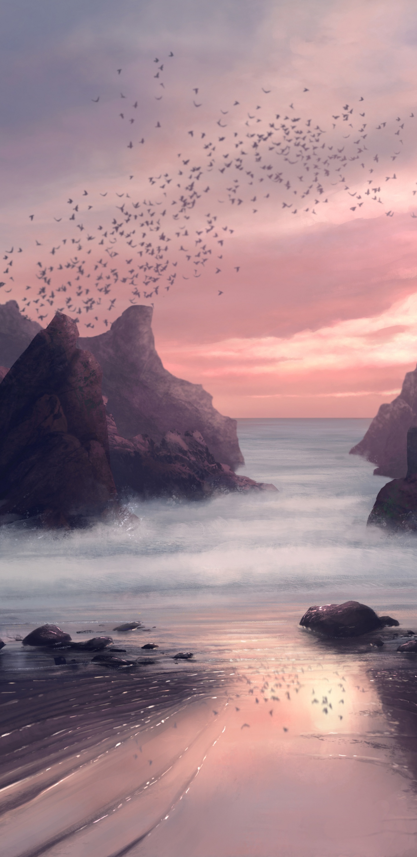 Painting, Digital Art, Digital Painting, Art, Oil Painting. Wallpaper in 1440x2960 Resolution