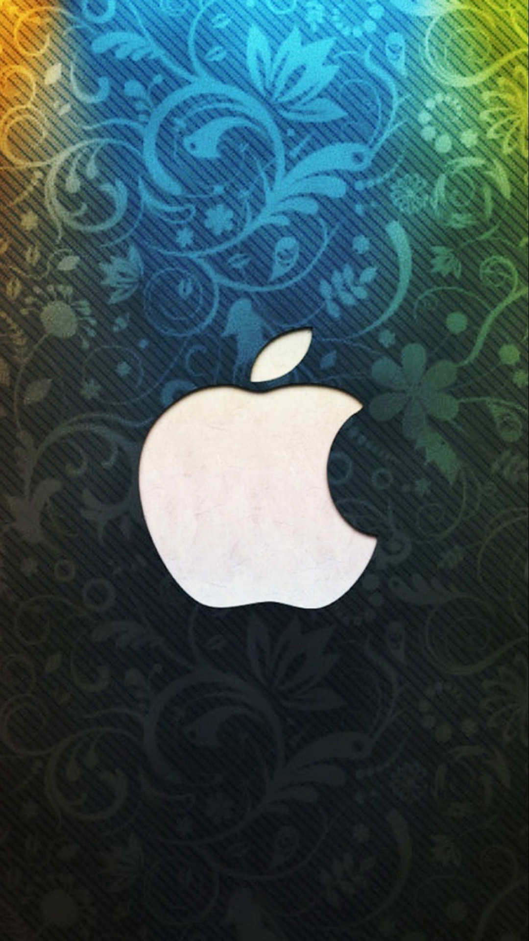 Apple, Logo, Leaf, Pattern, Tree. Wallpaper in 1080x1920 Resolution