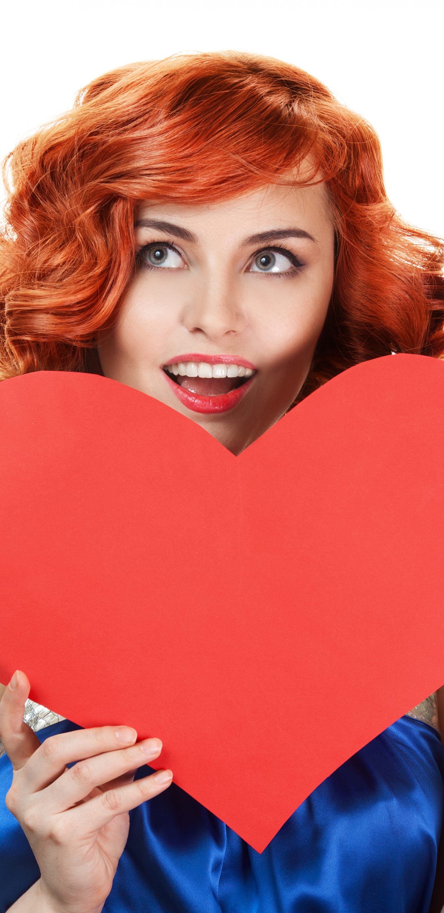 Valentines Day, Heart, Red, Lip, Beauty. Wallpaper in 1440x2960 Resolution