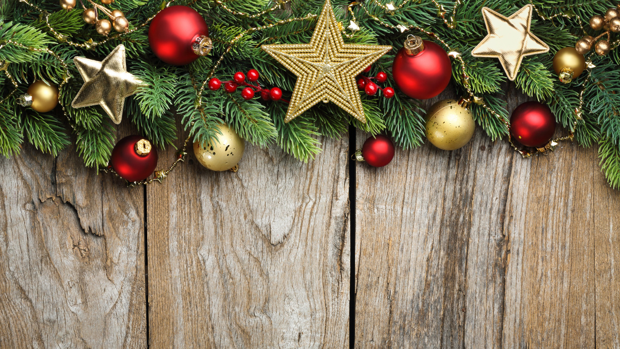 Weihnachten, Weihnachtsdekoration, Christmas Ornament, Weihnachtsbaum, Branch. Wallpaper in 1280x720 Resolution