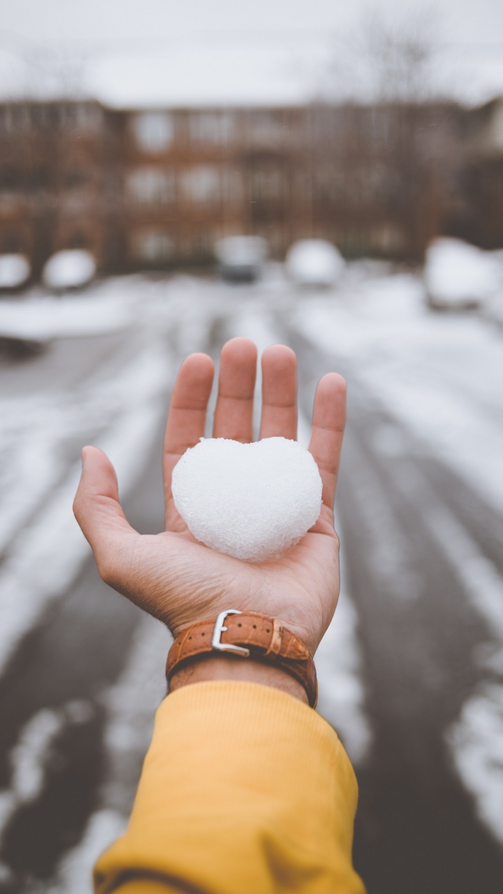 Personne Tenant Une Boule de Coton Blanc. Wallpaper in 720x1280 Resolution