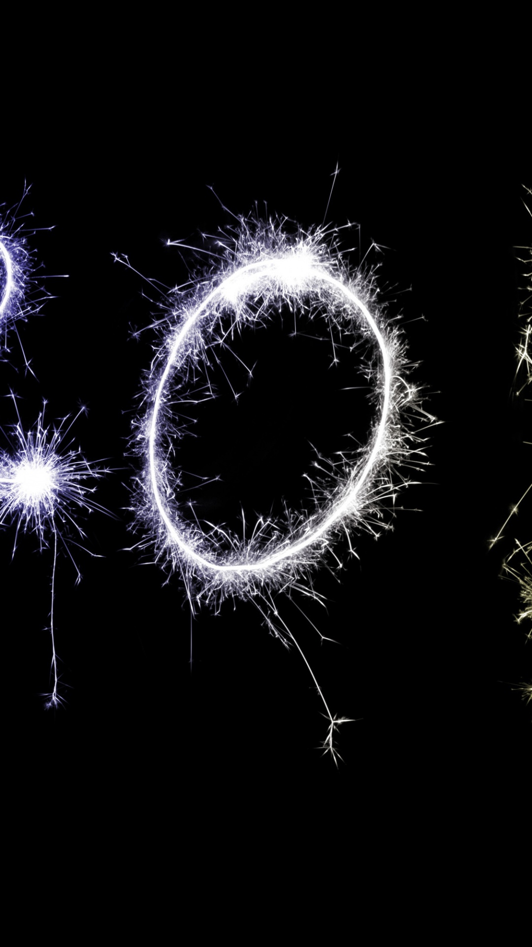 New Years Eve, New Year, Fireworks, Sparkler, Darkness. Wallpaper in 1080x1920 Resolution
