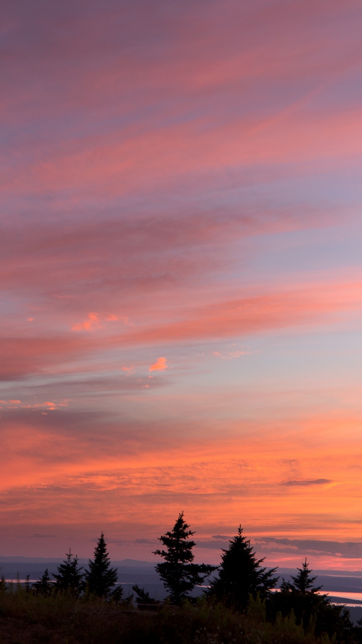 Sunset, Sunrise, Afterglow, Cloud, Horizon. Wallpaper in 720x1280 Resolution