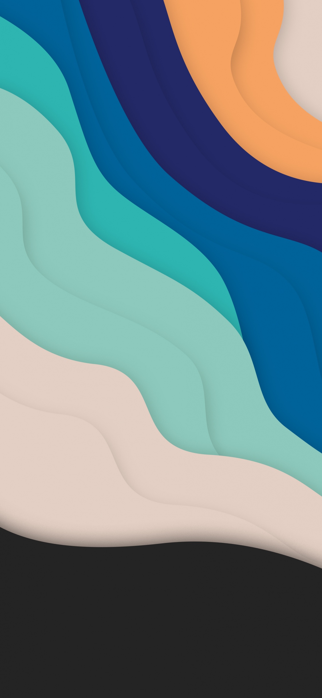 Diseño, Azure, Aqua, Material Propiedad, Tintes y Matices. Wallpaper in 1125x2436 Resolution