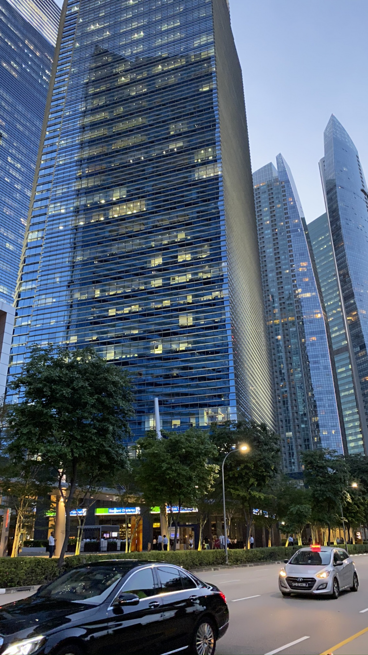 塔块, 城市, 大都会, 商业建筑 壁纸 750x1334 允许