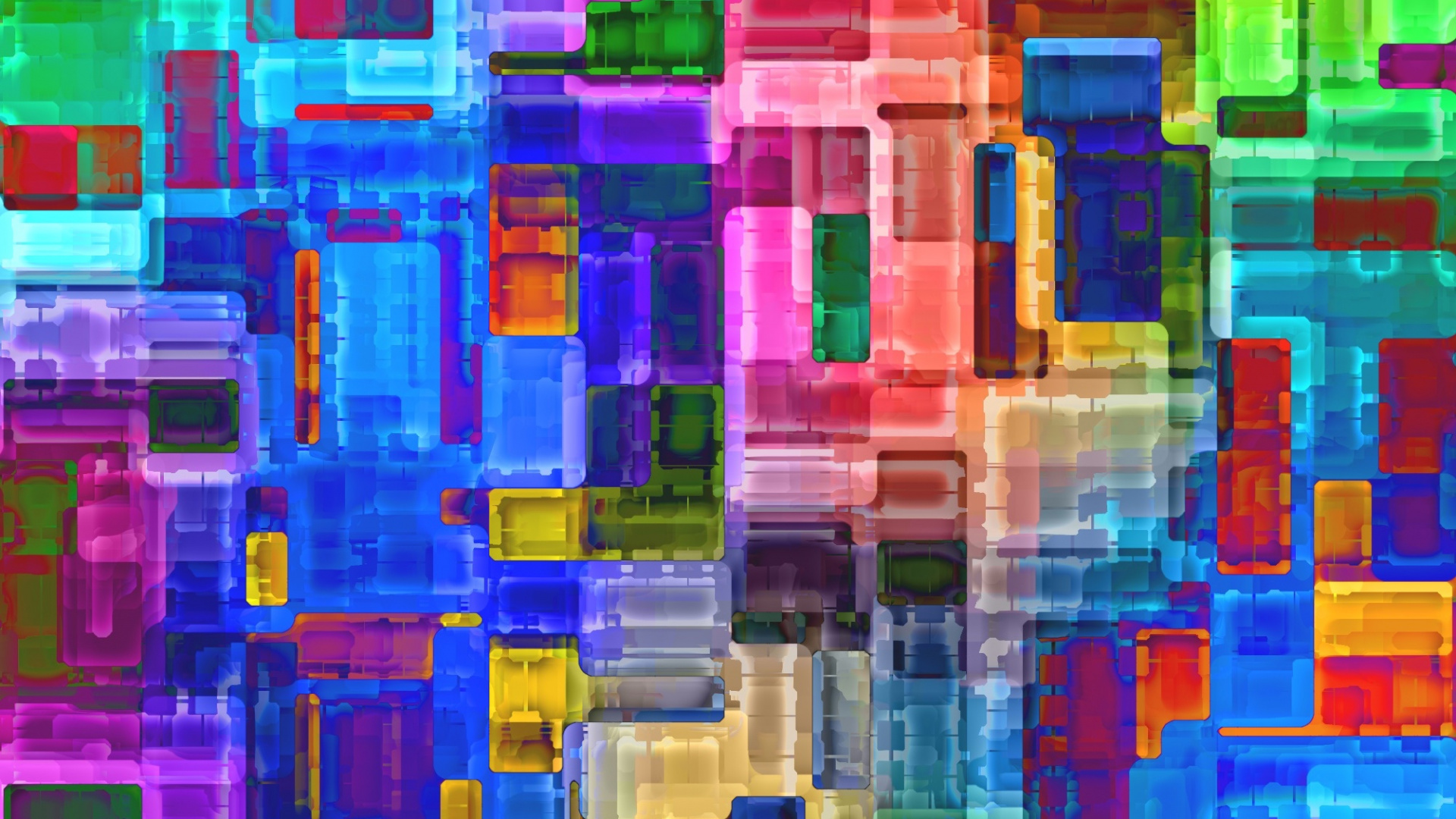 Pink Blue and Green Abstract Painting. Wallpaper in 1920x1080 Resolution