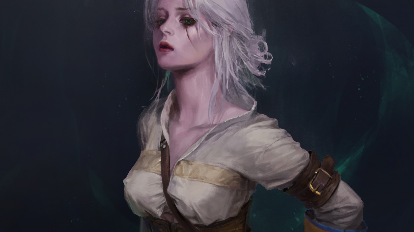The Witcher 3 Wild Hunt, Ciri, The Witcher, Yennefer, Geralt of Rivia. Wallpaper in 1366x768 Resolution