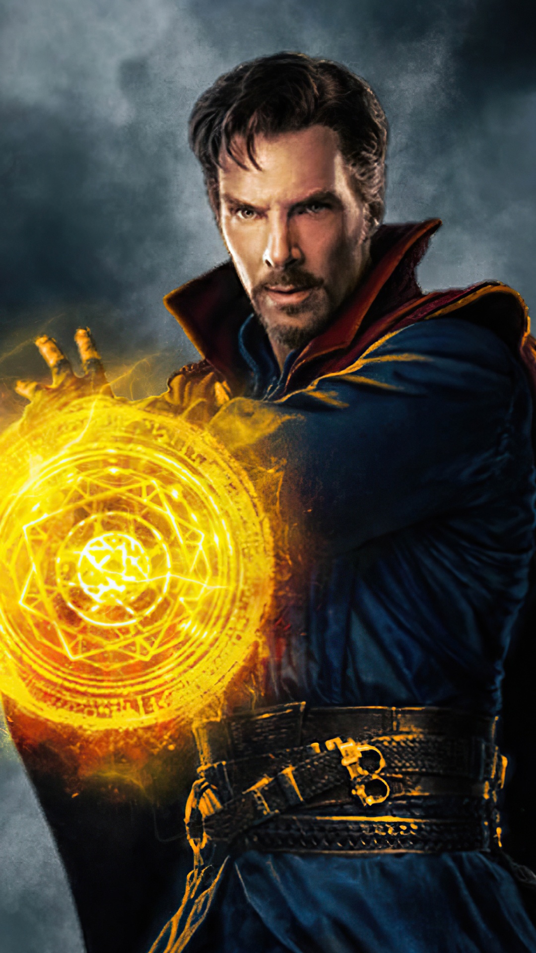 Benedict Cumberbatch, Doctor Strange, Blu-ray Disc, Hair, Light. Wallpaper in 1080x1920 Resolution