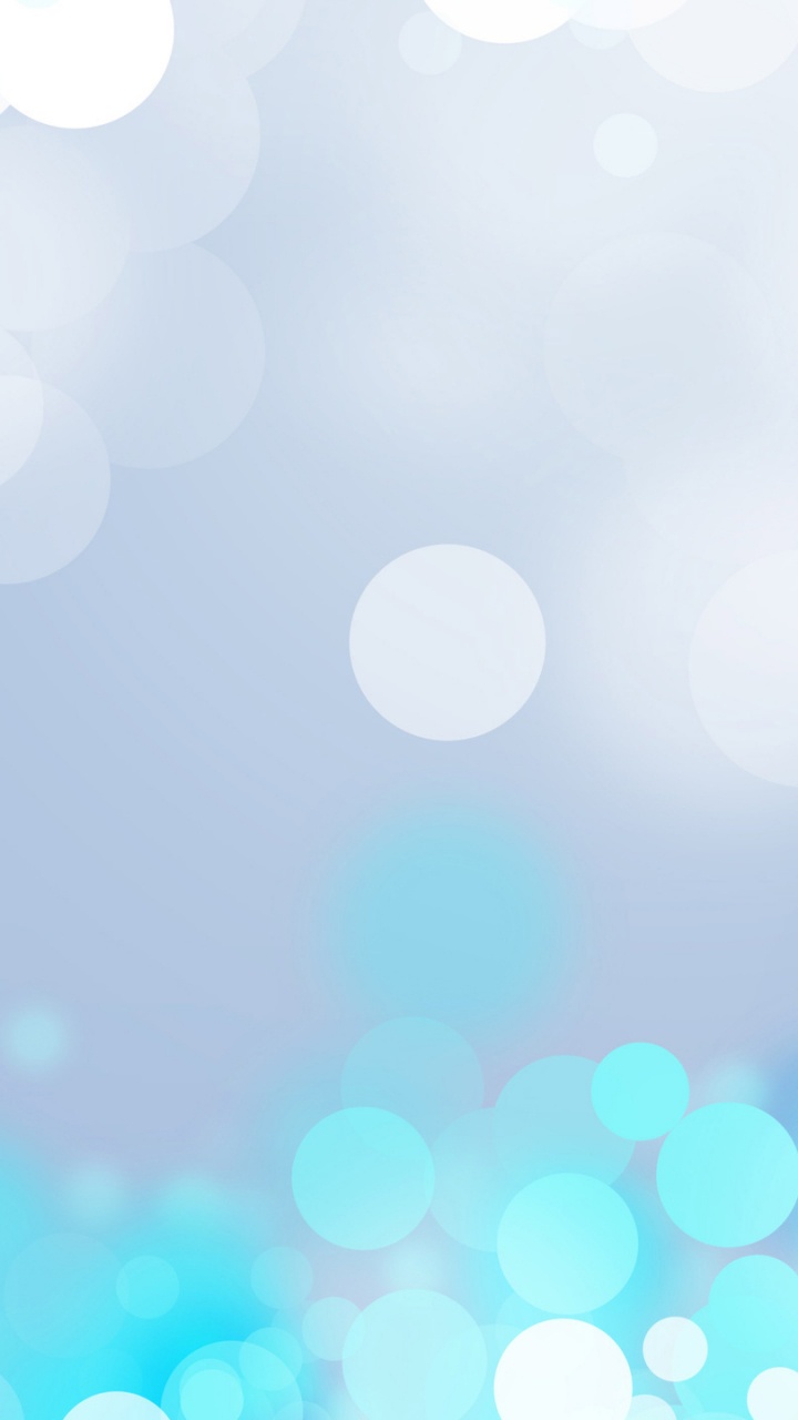 Blue and White Bokeh Lights. Wallpaper in 720x1280 Resolution