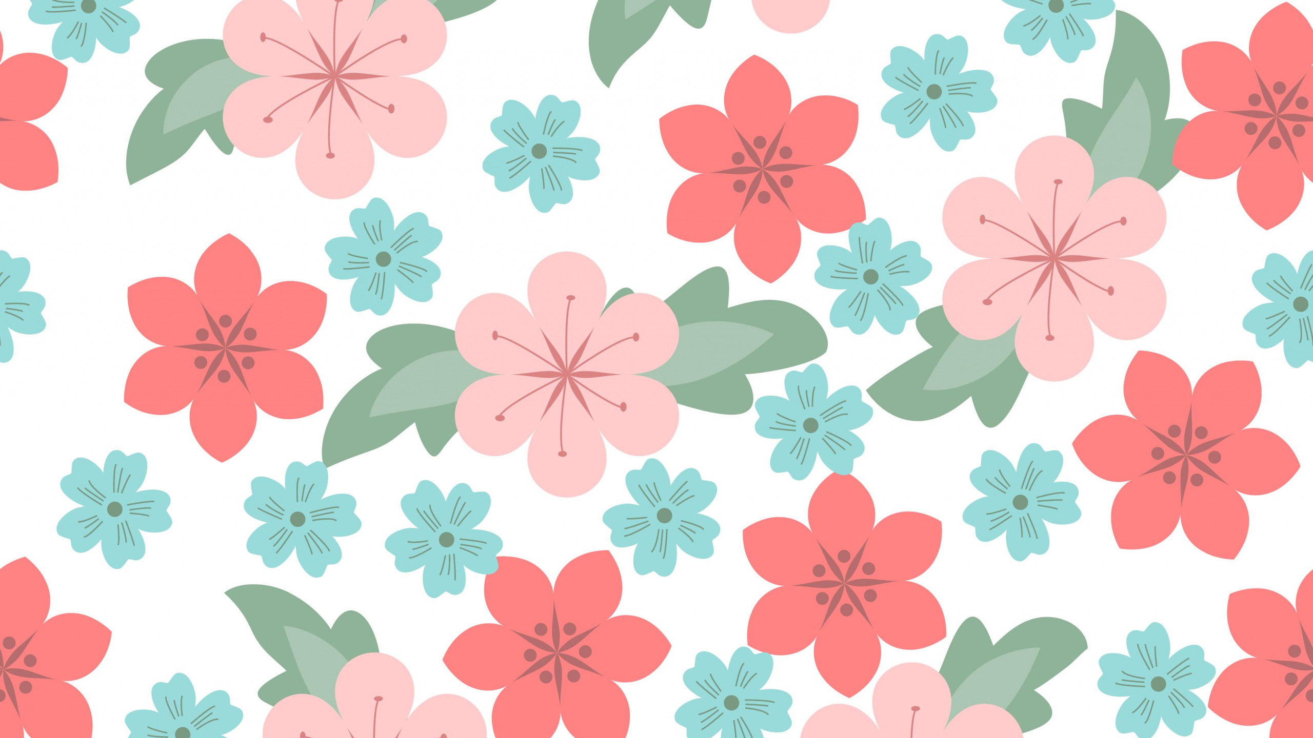 Pink and White Floral Textile. Wallpaper in 2560x1440 Resolution