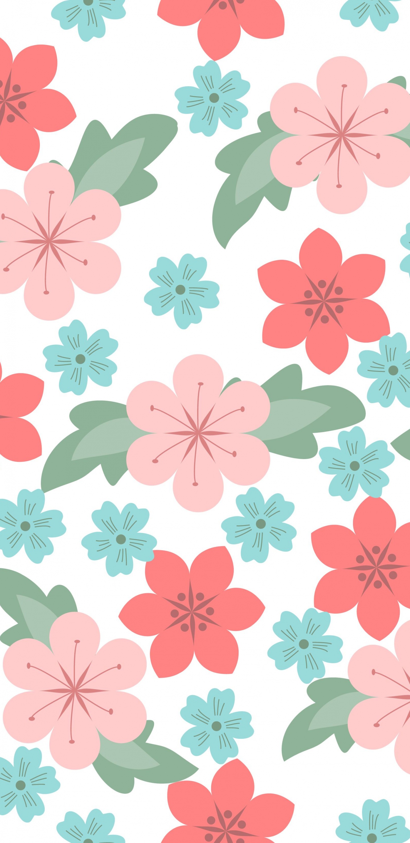 Textile Floral Rose et Blanc. Wallpaper in 1440x2960 Resolution