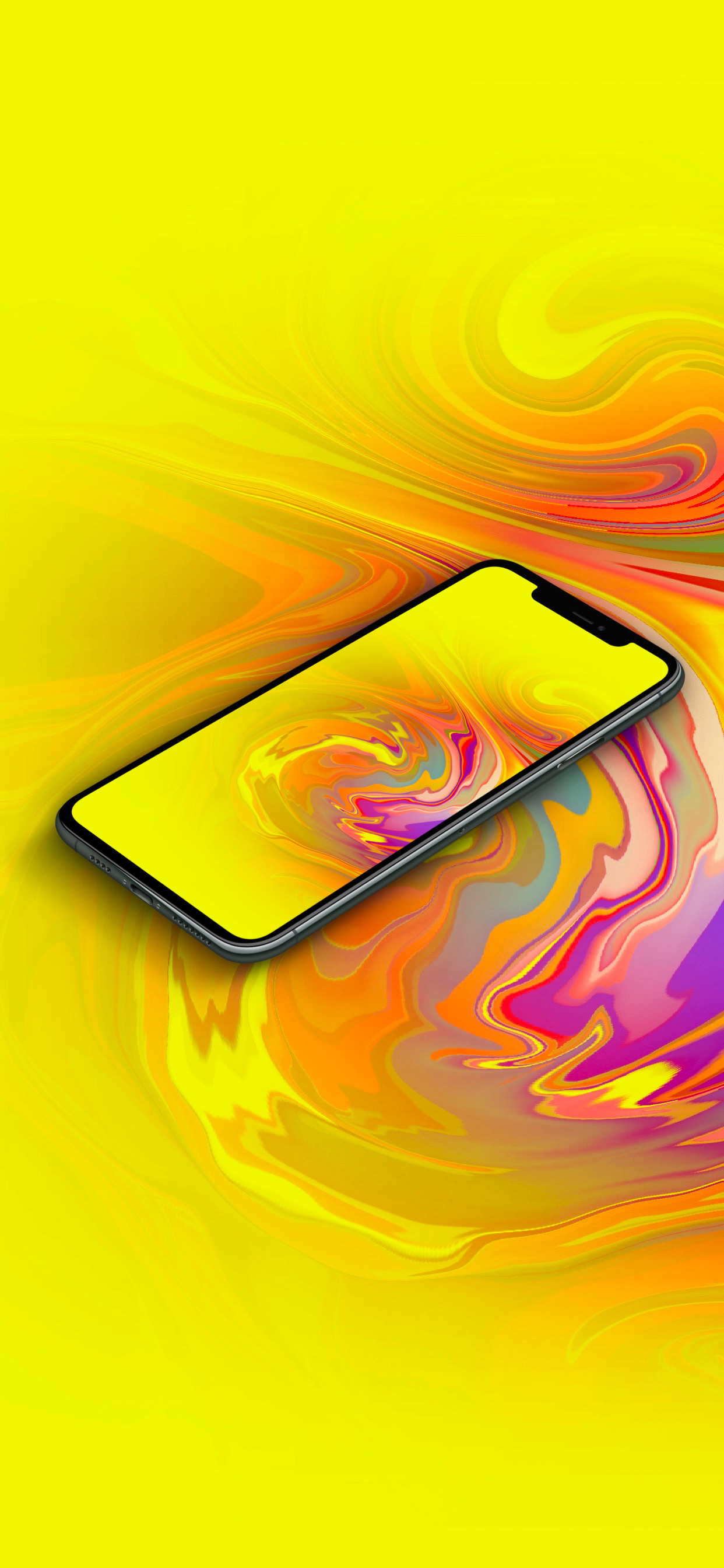 Orange, Graphisme, Ambre, Liquid, Propriété Des Matériaux. Wallpaper in 1242x2688 Resolution