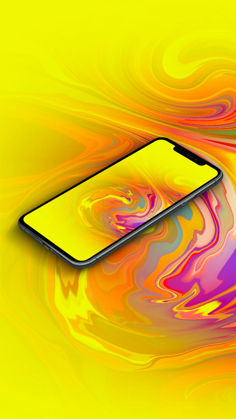 Orange, Graphisme, Ambre, Liquid, Propriété Des Matériaux. Wallpaper in 750x1334 Resolution