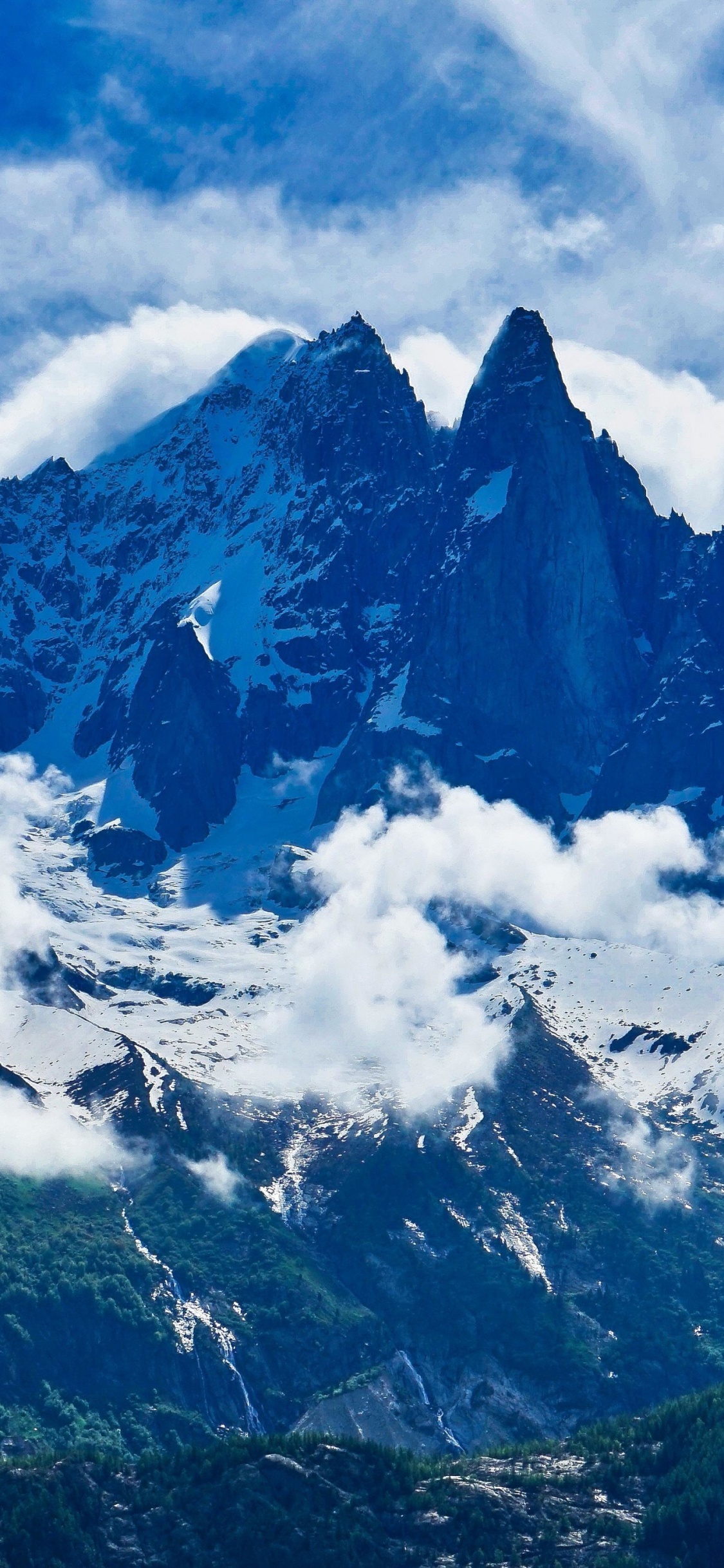 IMac, Atmosphère, Paysage Naturel, Azure, Cumulus. Wallpaper in 1125x2436 Resolution