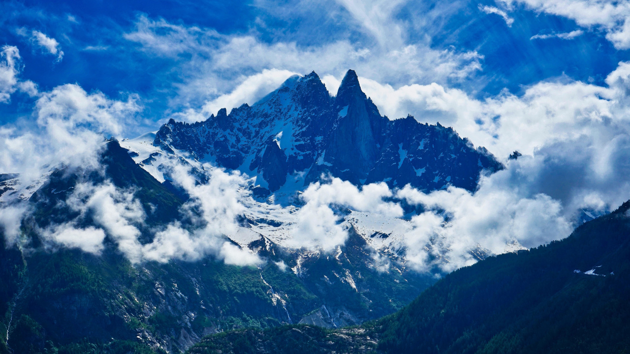 IMac, Atmosphère, Paysage Naturel, Azure, Cumulus. Wallpaper in 1280x720 Resolution