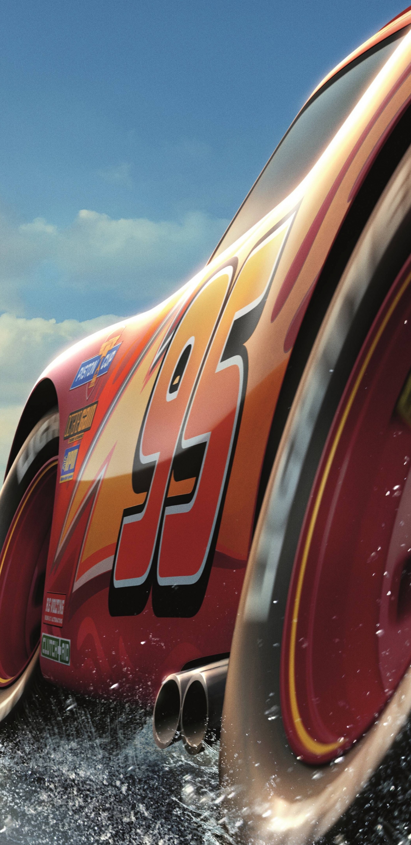 Red Car on Beach During Daytime. Wallpaper in 1440x2960 Resolution