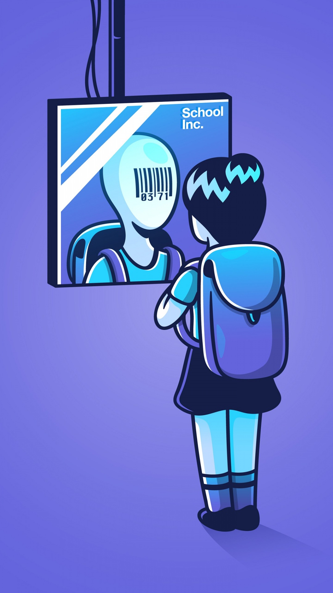 Ilustración, Caricatura, Dibujo, Illustrator, Arte. Wallpaper in 1080x1920 Resolution