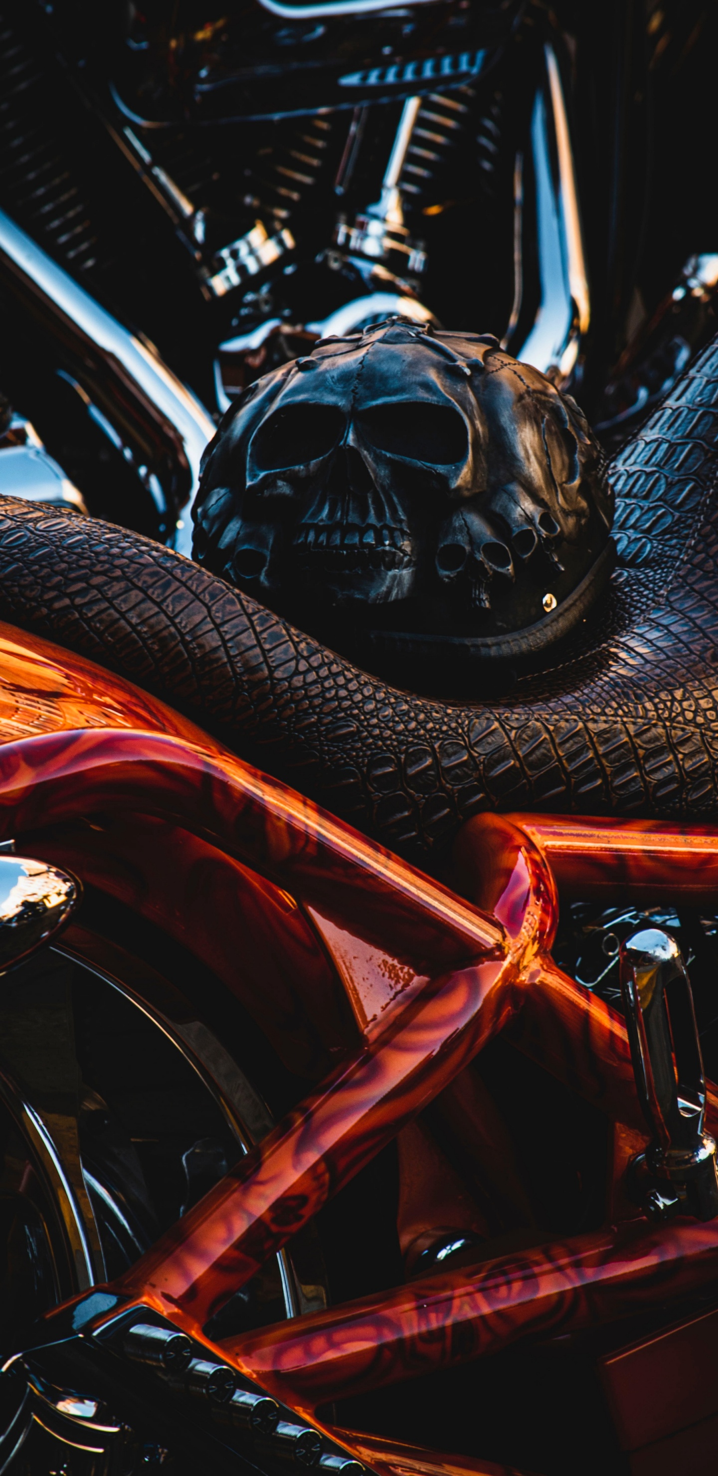 Cars, Motorcycle Helmet, Yamaha Motor Company, Motorcycle, Bike. Wallpaper in 1440x2960 Resolution