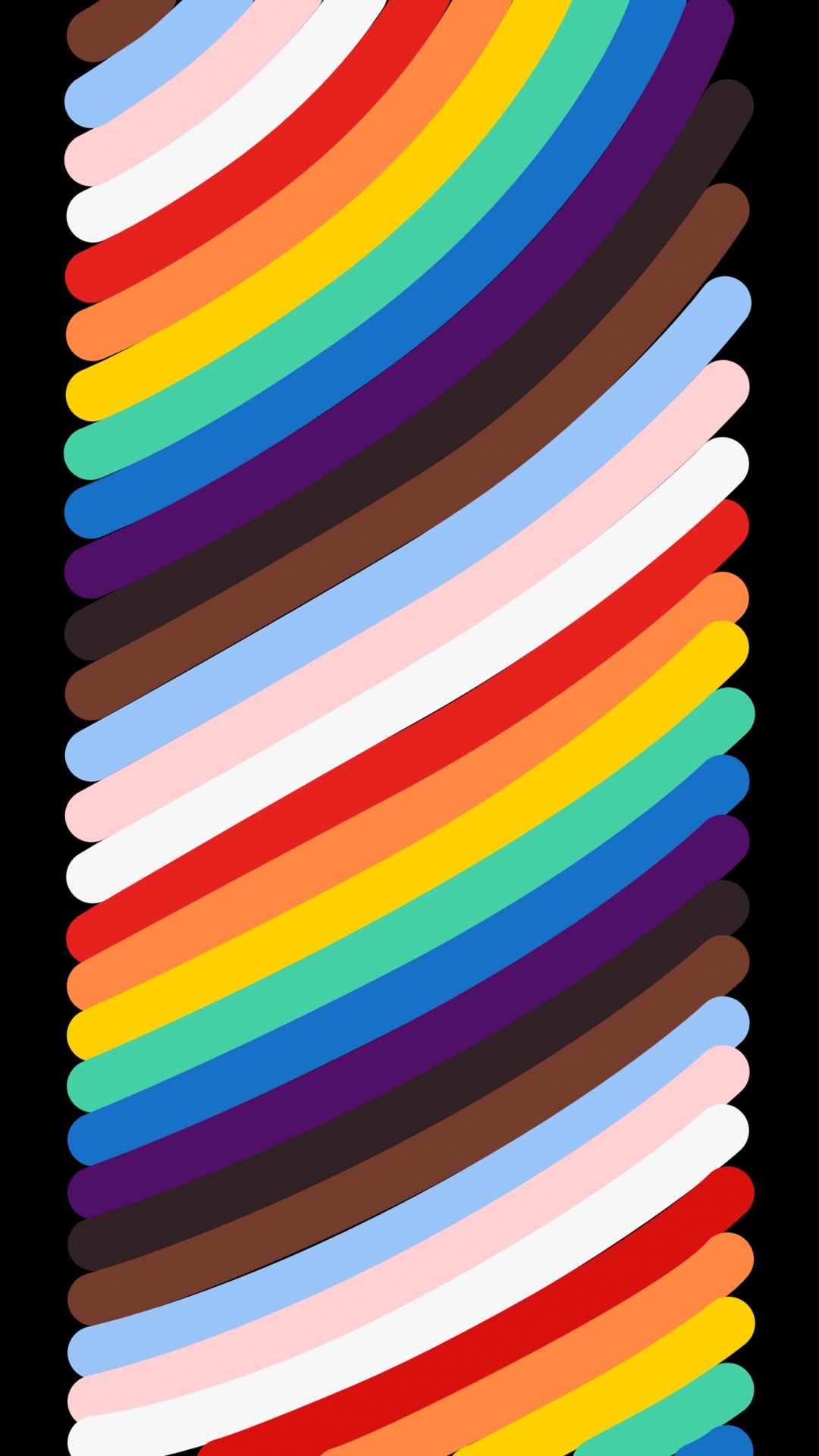 Äpfeln, Apple Watch, Regenbogen. Wallpaper in 1080x1920 Resolution