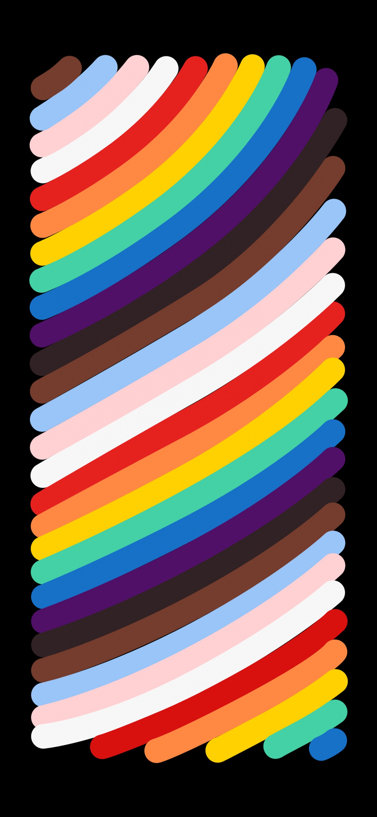 Apple, Apple Watch, Rainbow. Wallpaper in 1242x2688 Resolution