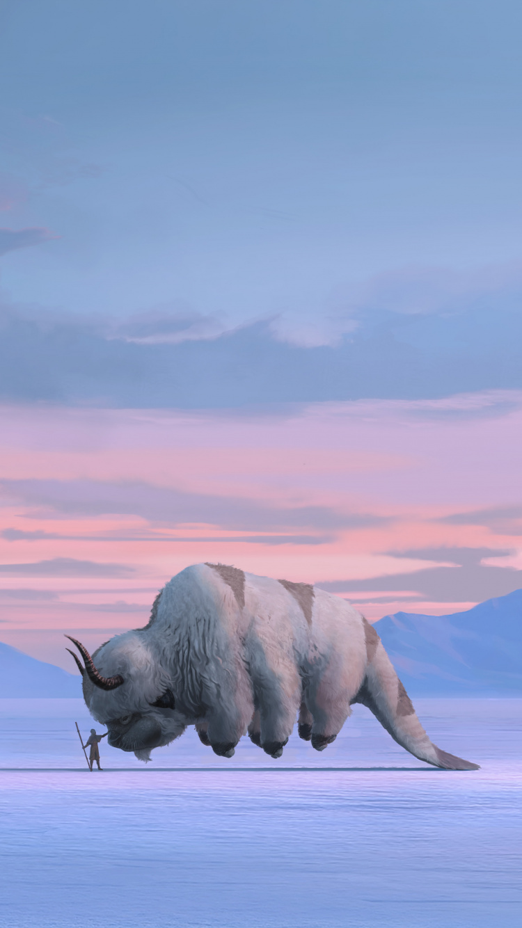 Grauer Elefant Auf Gewässer Tagsüber Day. Wallpaper in 750x1334 Resolution