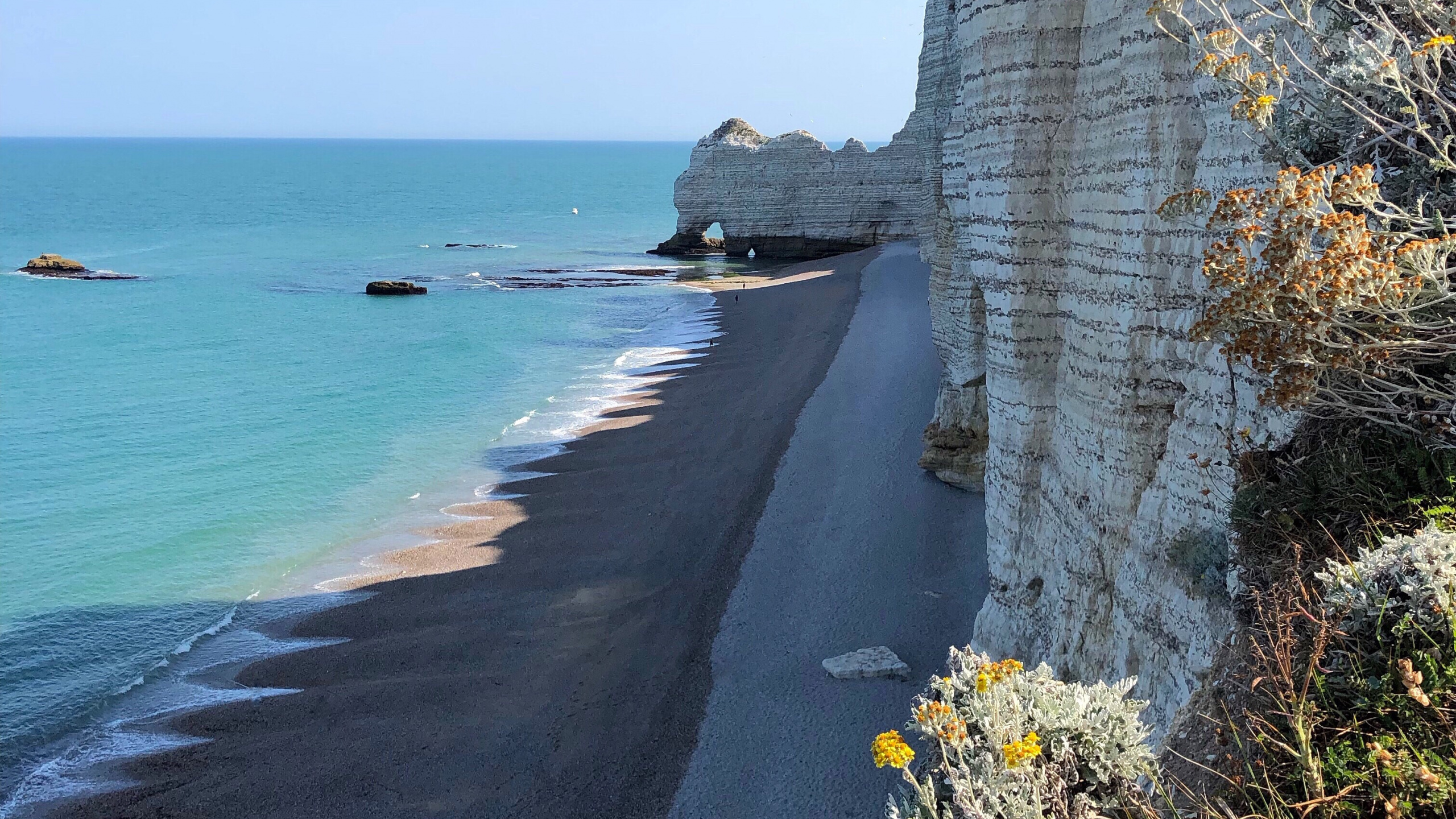 France, Coast, Promontory, Body of Water, Shore. Wallpaper in 2560x1440 Resolution
