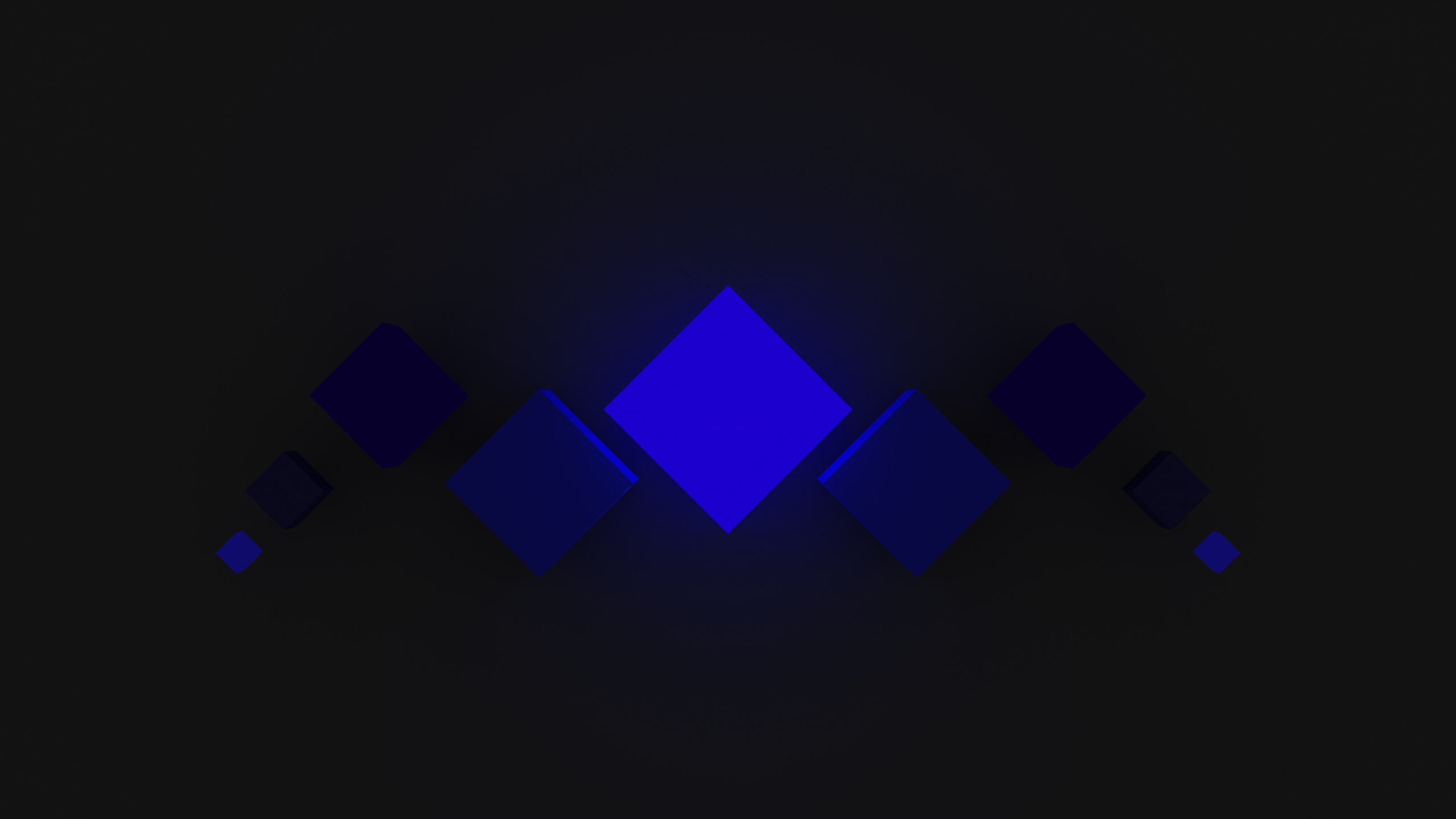 Licht, Electric Blue, Square. Wallpaper in 2560x1440 Resolution