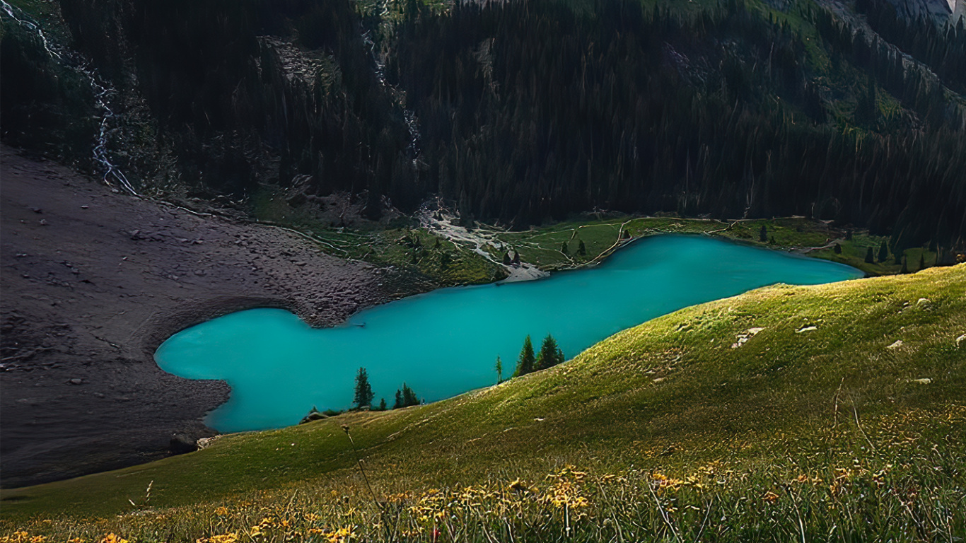 Natur, Wasser, Wasserressourcen, Cloud, Ökoregion. Wallpaper in 1366x768 Resolution