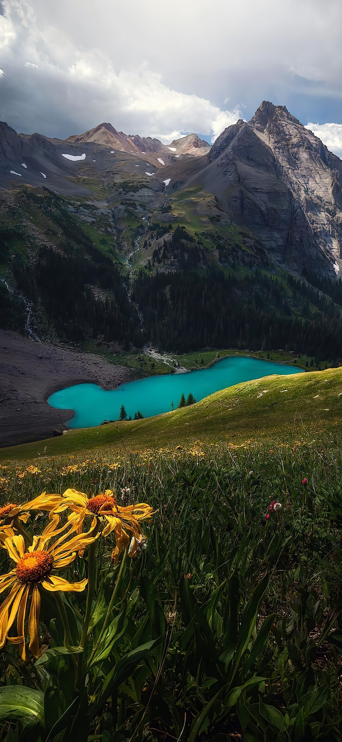 Nature, Water, Plant, Mountain, Water Resources. Wallpaper in 1125x2436 Resolution