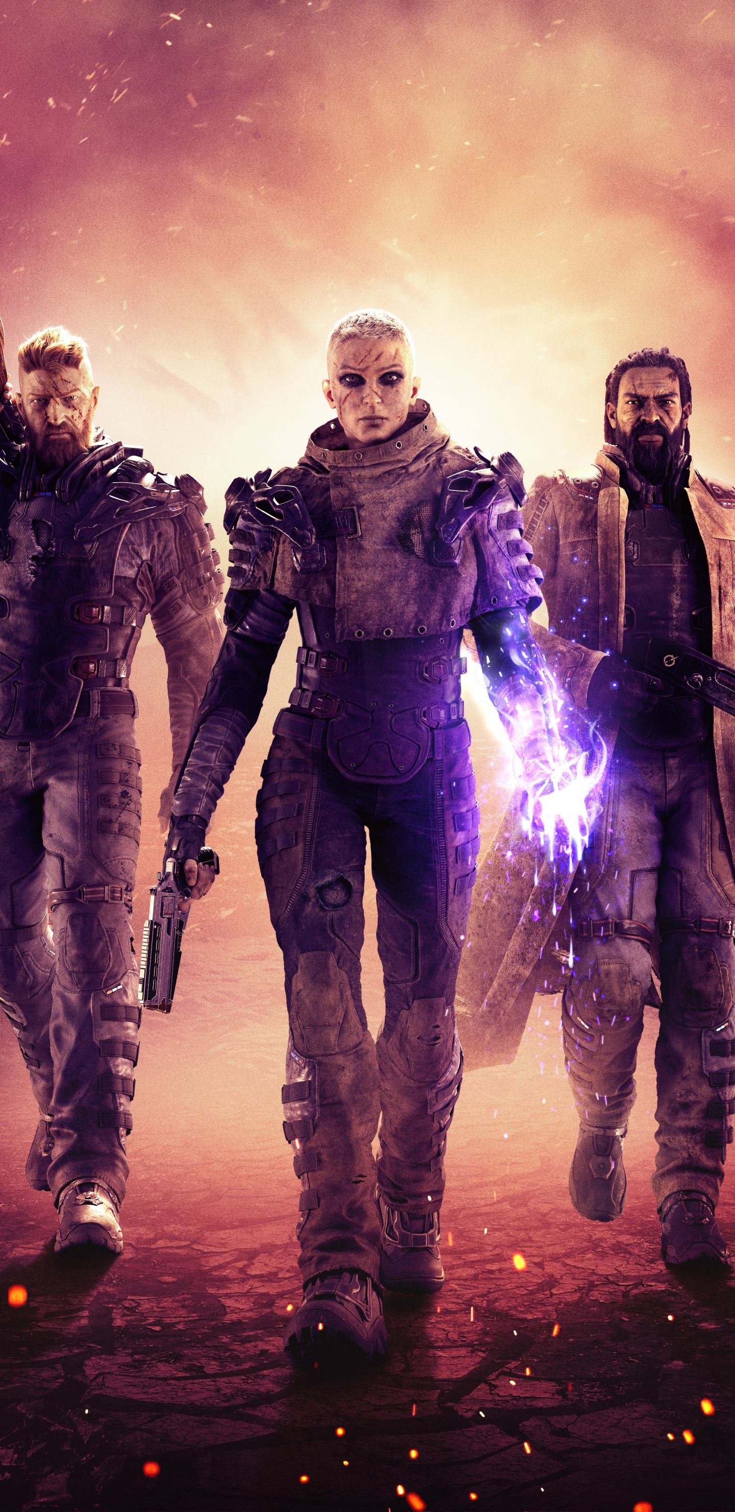 Outriders, Morado, Vengadores Maravillas, Sonic el Erizo, Personaje de Ficción. Wallpaper in 1440x2960 Resolution