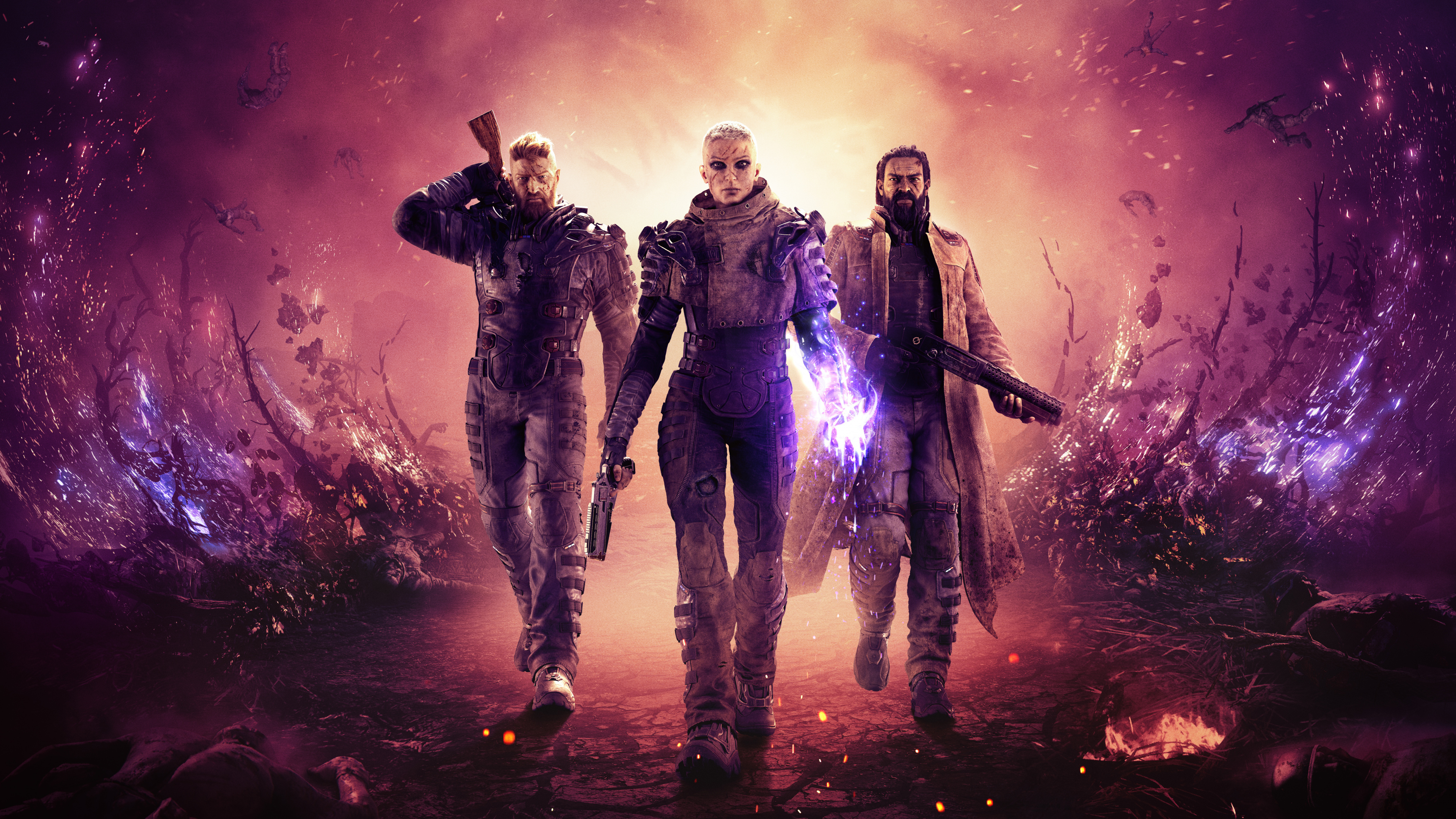 Nuit, Outriders, Purple, Merveilles Vengeurs, Sonic L'hérisson. Wallpaper in 3840x2160 Resolution