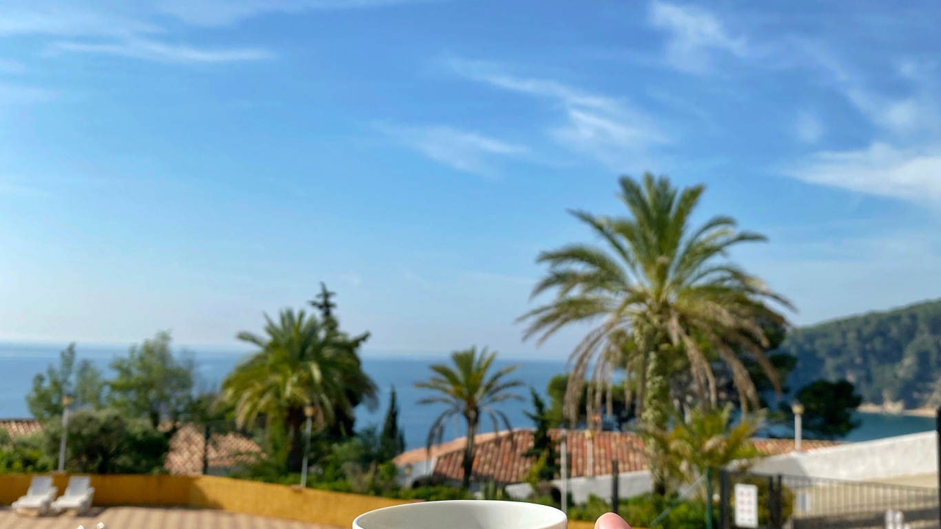 Piscina, Palmera, Inmueble, Azure, Aqua. Wallpaper in 1366x768 Resolution