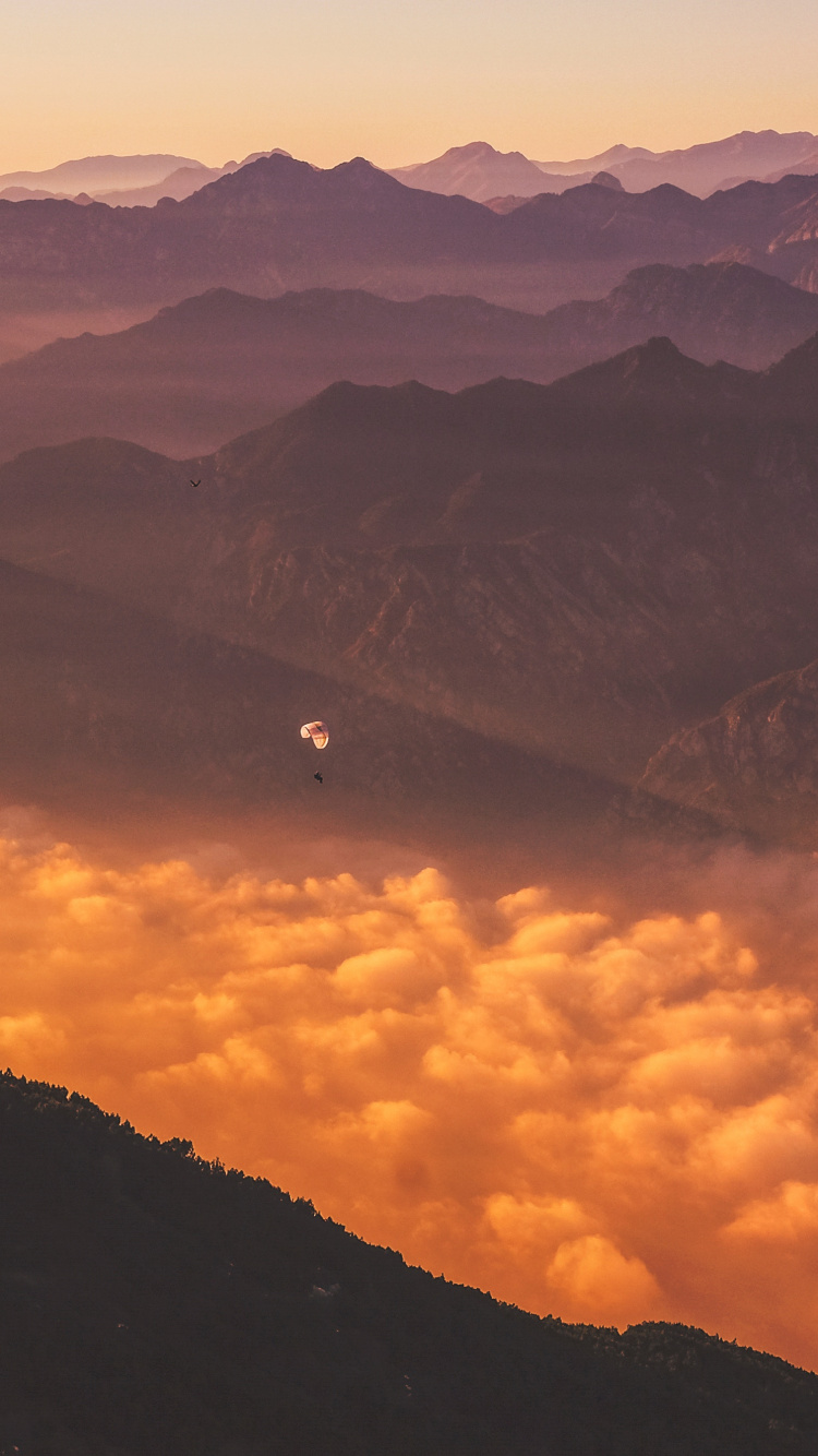 Mountainous Landforms, Mountain, Nature, Cloud, Mountain Range. Wallpaper in 750x1334 Resolution