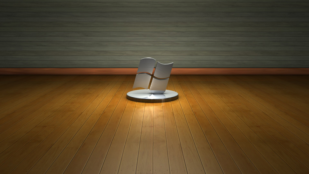 White Chair on Brown Wooden Floor. Wallpaper in 1280x720 Resolution