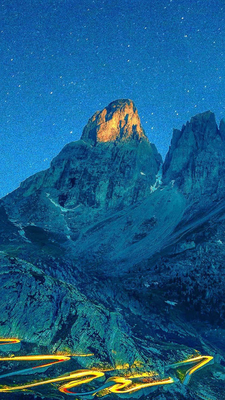 Sella Pass, Mountainous Landforms, Mountain, Nature, Mountain Range. Wallpaper in 720x1280 Resolution