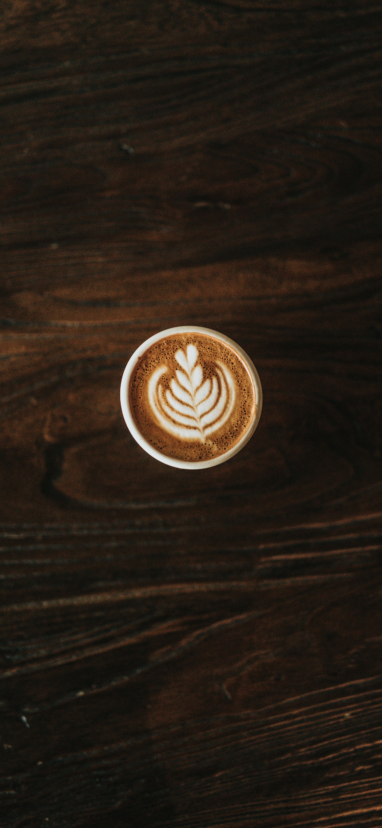 Adorno Redondo Blanco y Marrón. Wallpaper in 1242x2688 Resolution