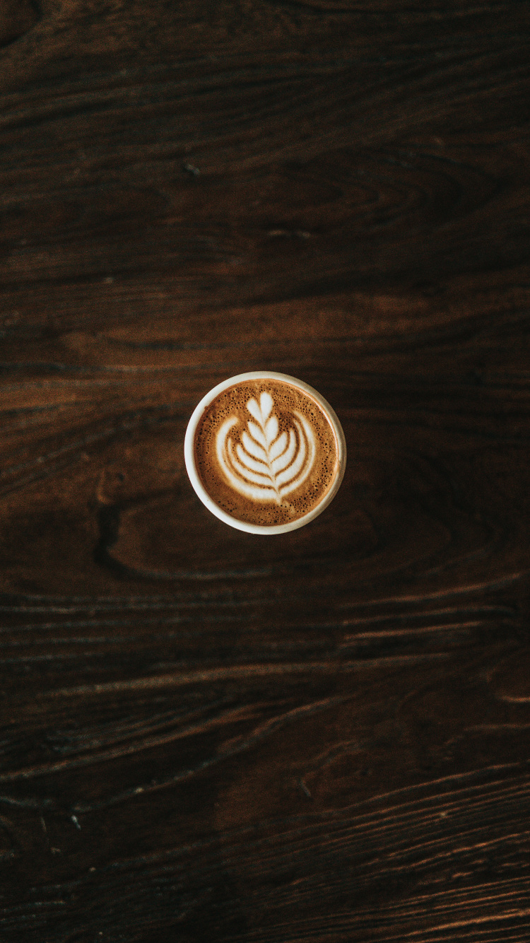 White and Brown Round Ornament. Wallpaper in 750x1334 Resolution