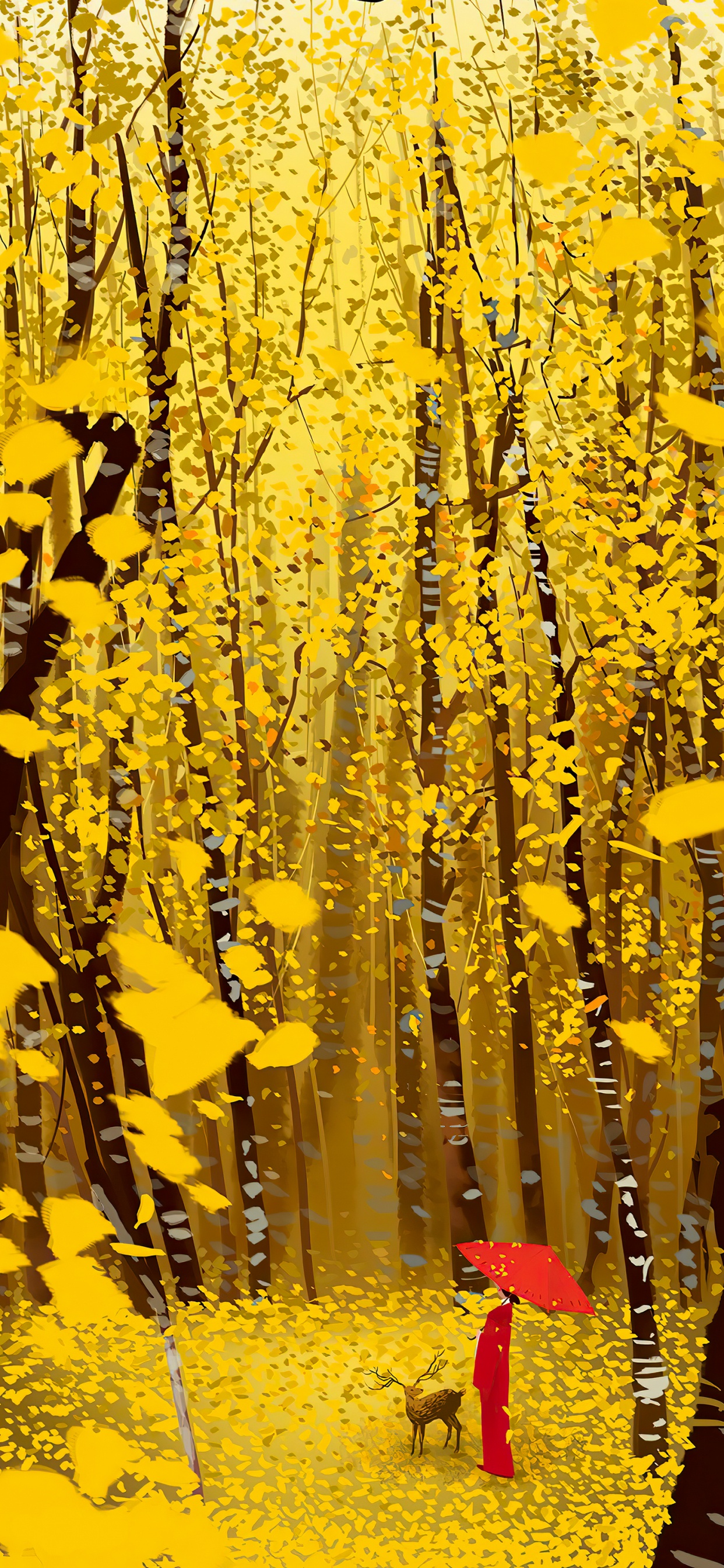 grove, night, autumn, soul, Phrase