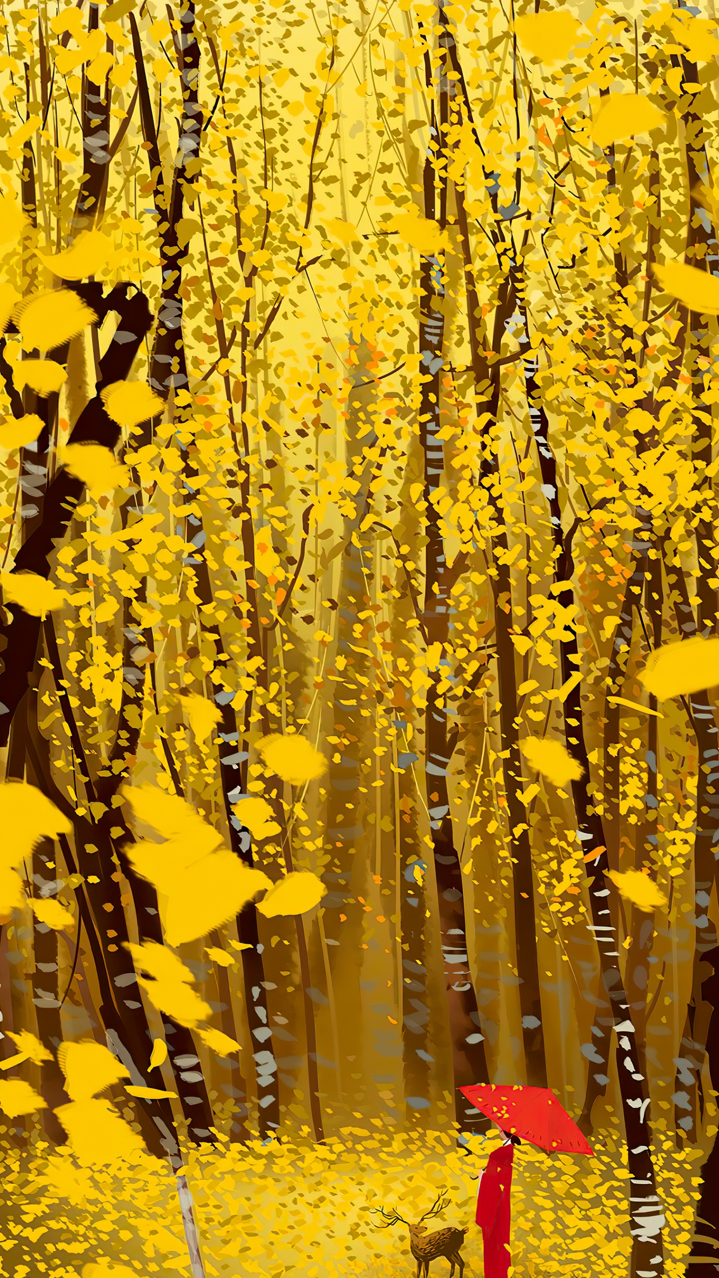 grove, night, autumn, soul, Phrase