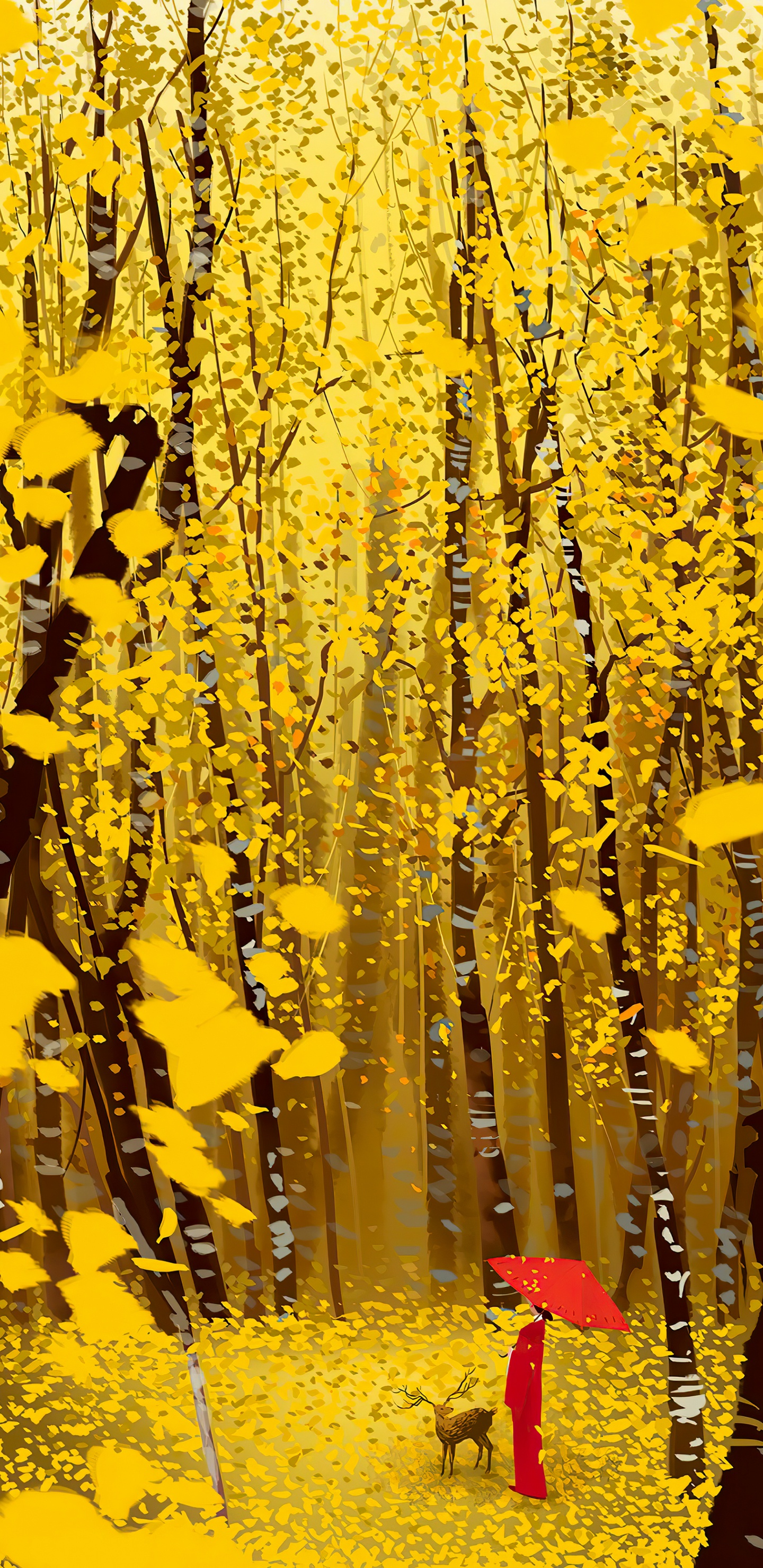 grove, night, autumn, soul, Phrase