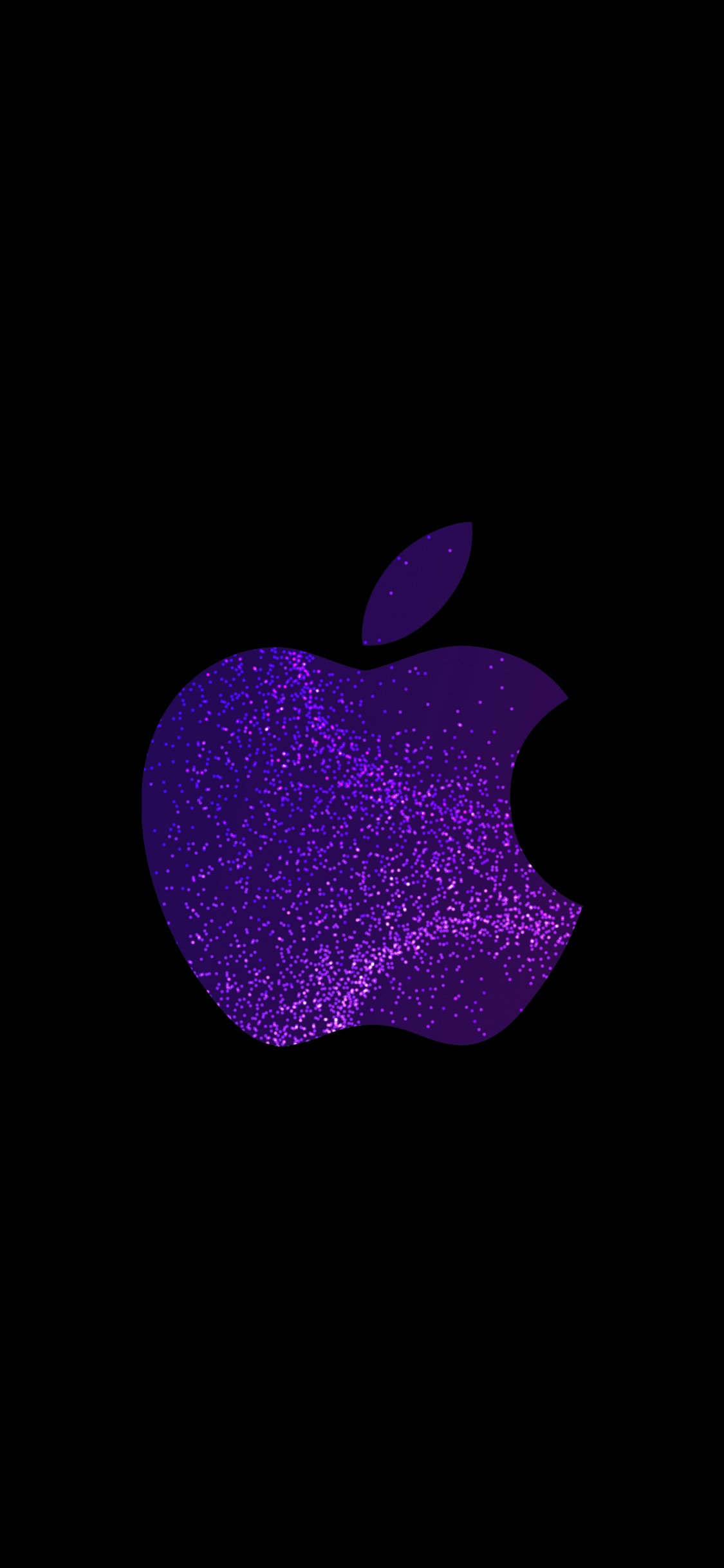 Apple, Amoled, IPhone, Äpfeln, Veilchen. Wallpaper in 1125x2436 Resolution
