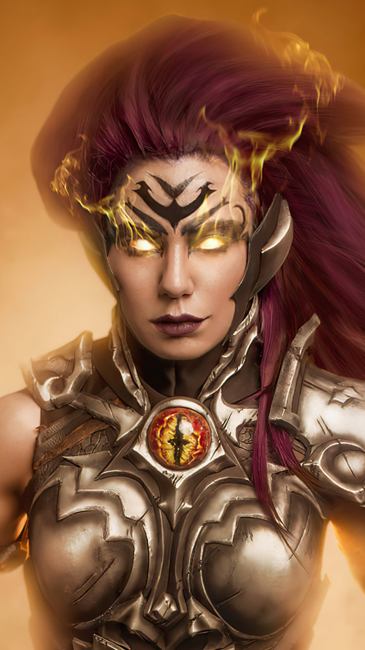 Femme de Guerrier, Art, Poitrine, Obscurité, Illustration. Wallpaper in 750x1334 Resolution