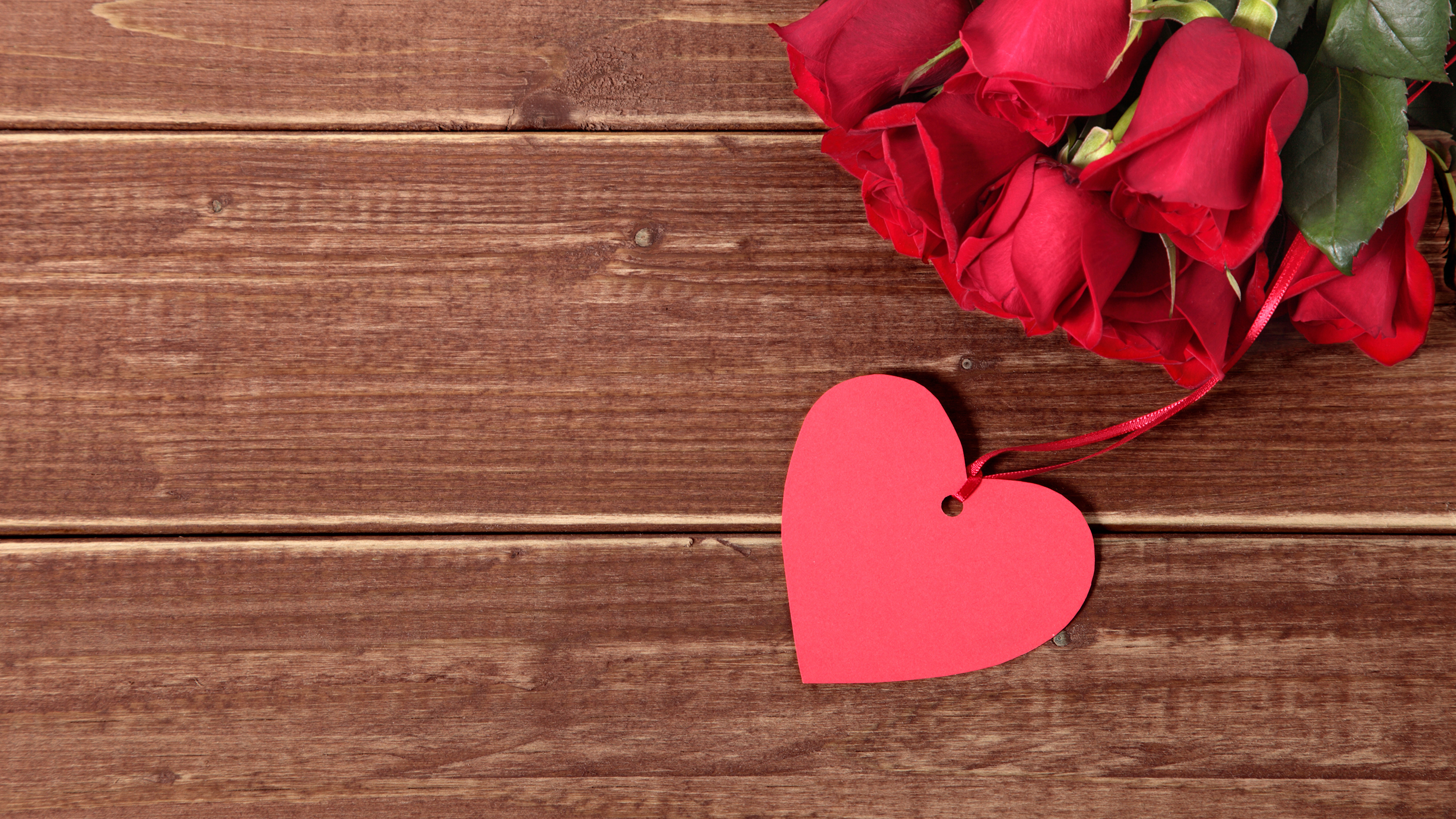 Rose, Valentines Tag, Herzen, Geschenk, Pink. Wallpaper in 3840x2160 Resolution