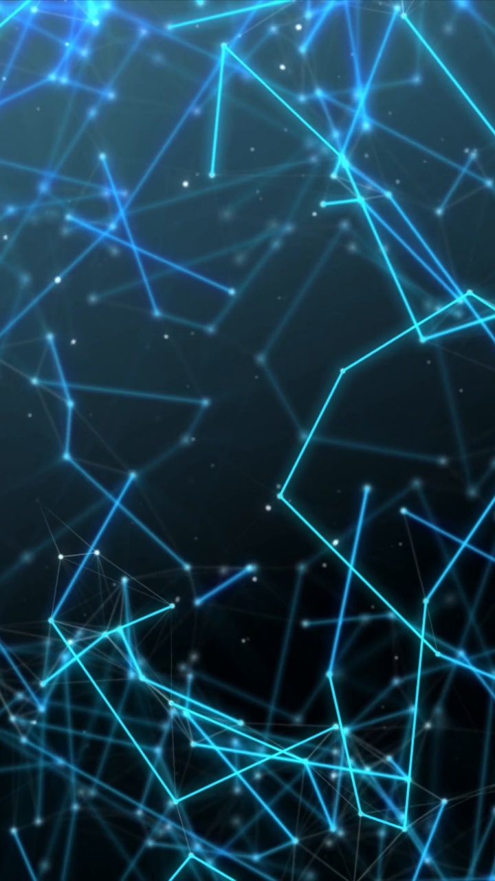Blaues Und Weißes Licht Digitale Tapete. Wallpaper in 720x1280 Resolution