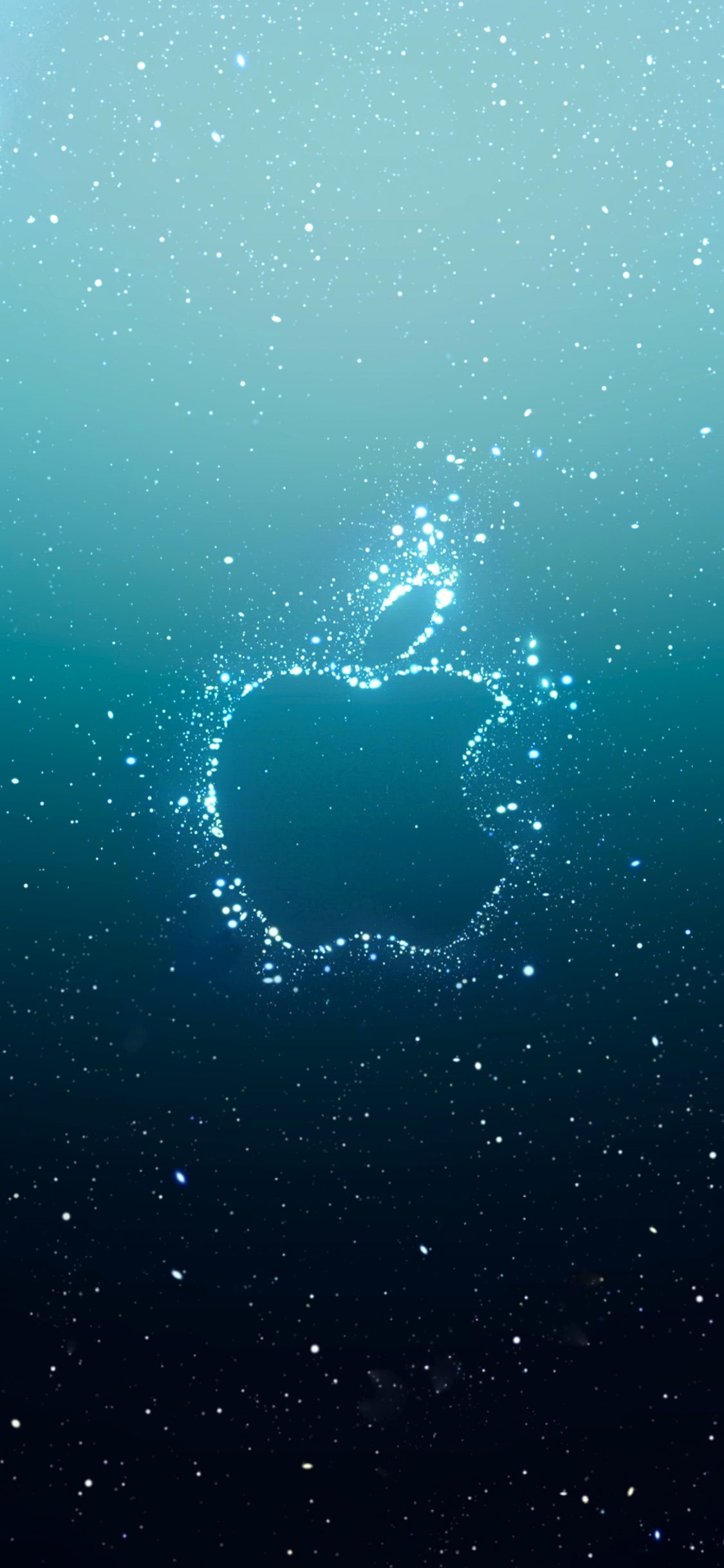 Apple, Eau, Biologie Marine, Liquid, Azure. Wallpaper in 1125x2436 Resolution