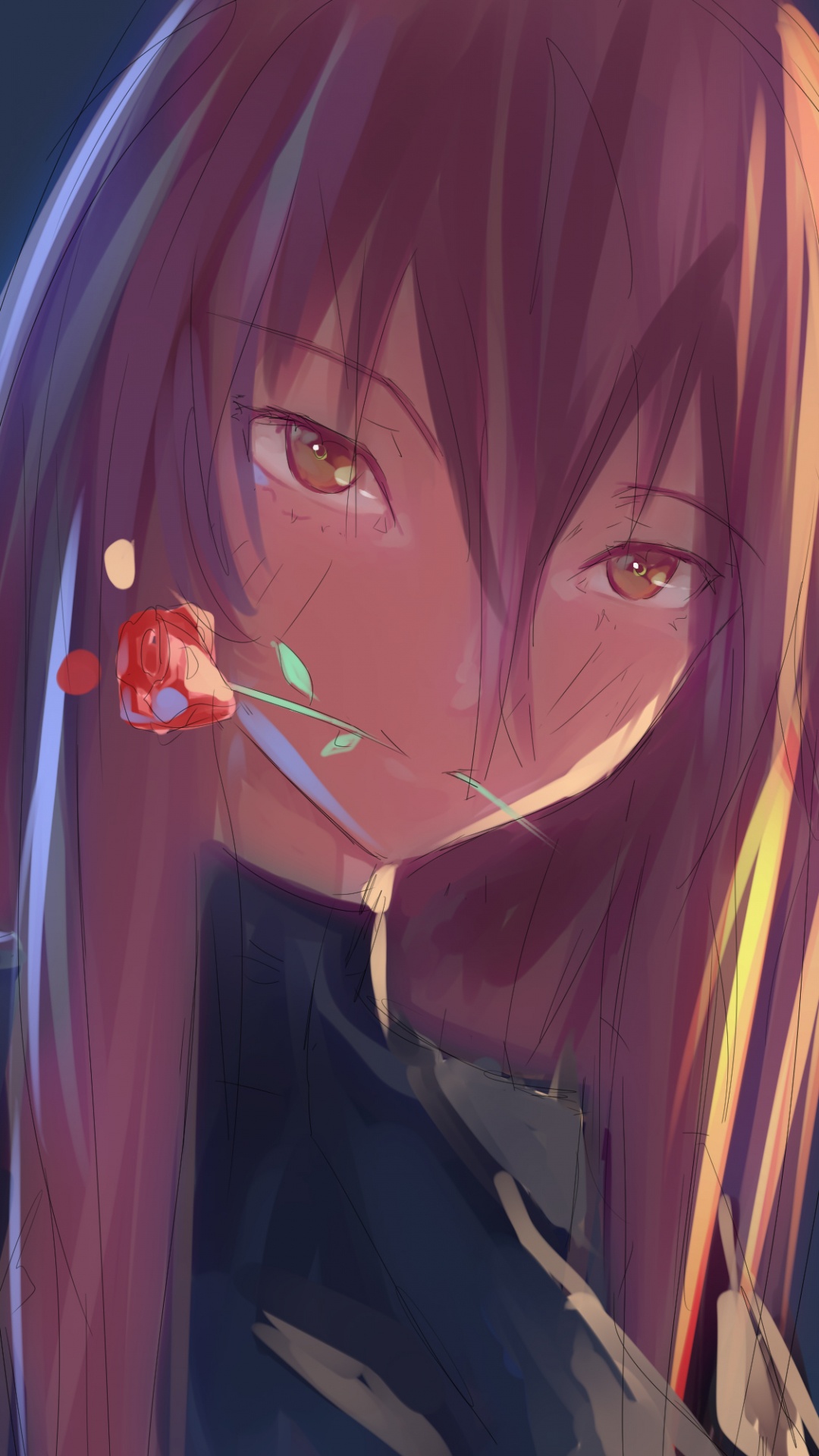 Personaje de Anime Masculino de Pelo Castaño. Wallpaper in 1080x1920 Resolution