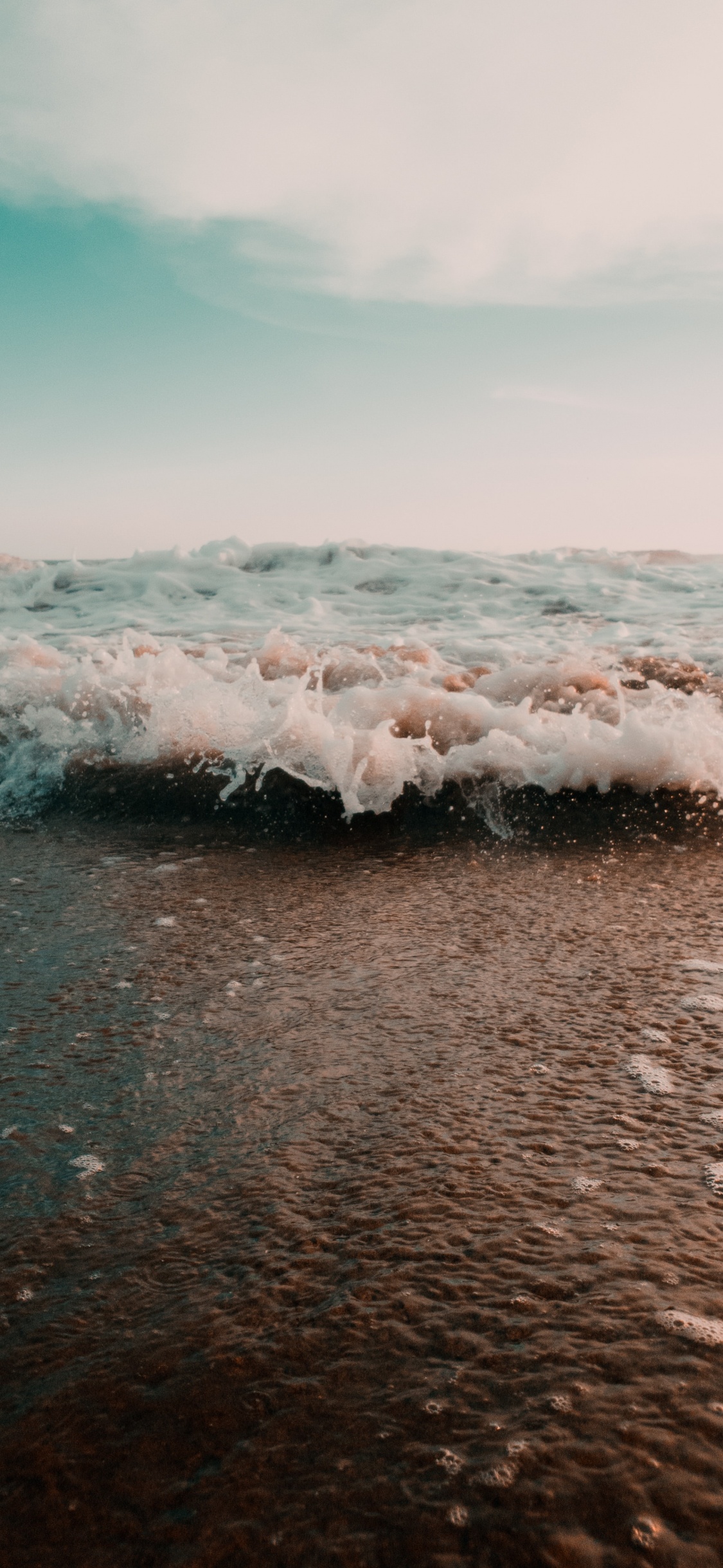 Mar, Oceano, Agua, el Viento de la Onda, Orilla. Wallpaper in 1125x2436 Resolution