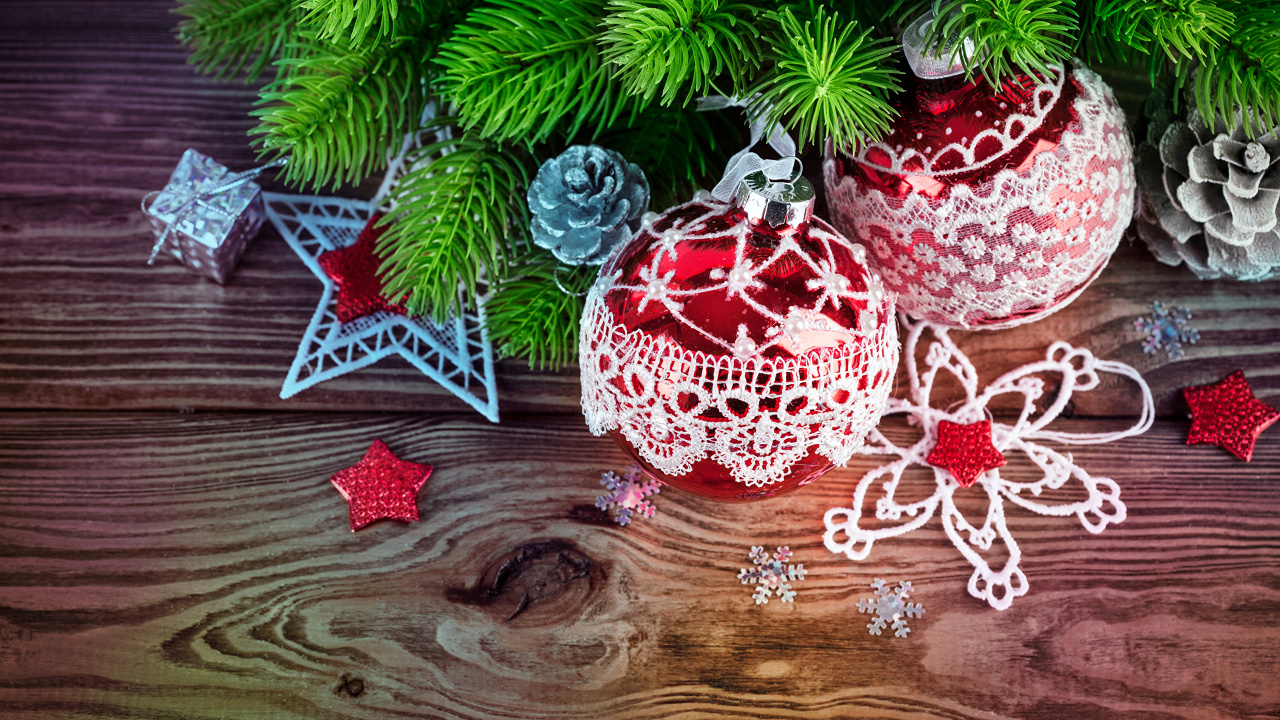 New Year, Christmas Day, Christmas Ornament, Christmas Decoration, Christmas. Wallpaper in 1280x720 Resolution
